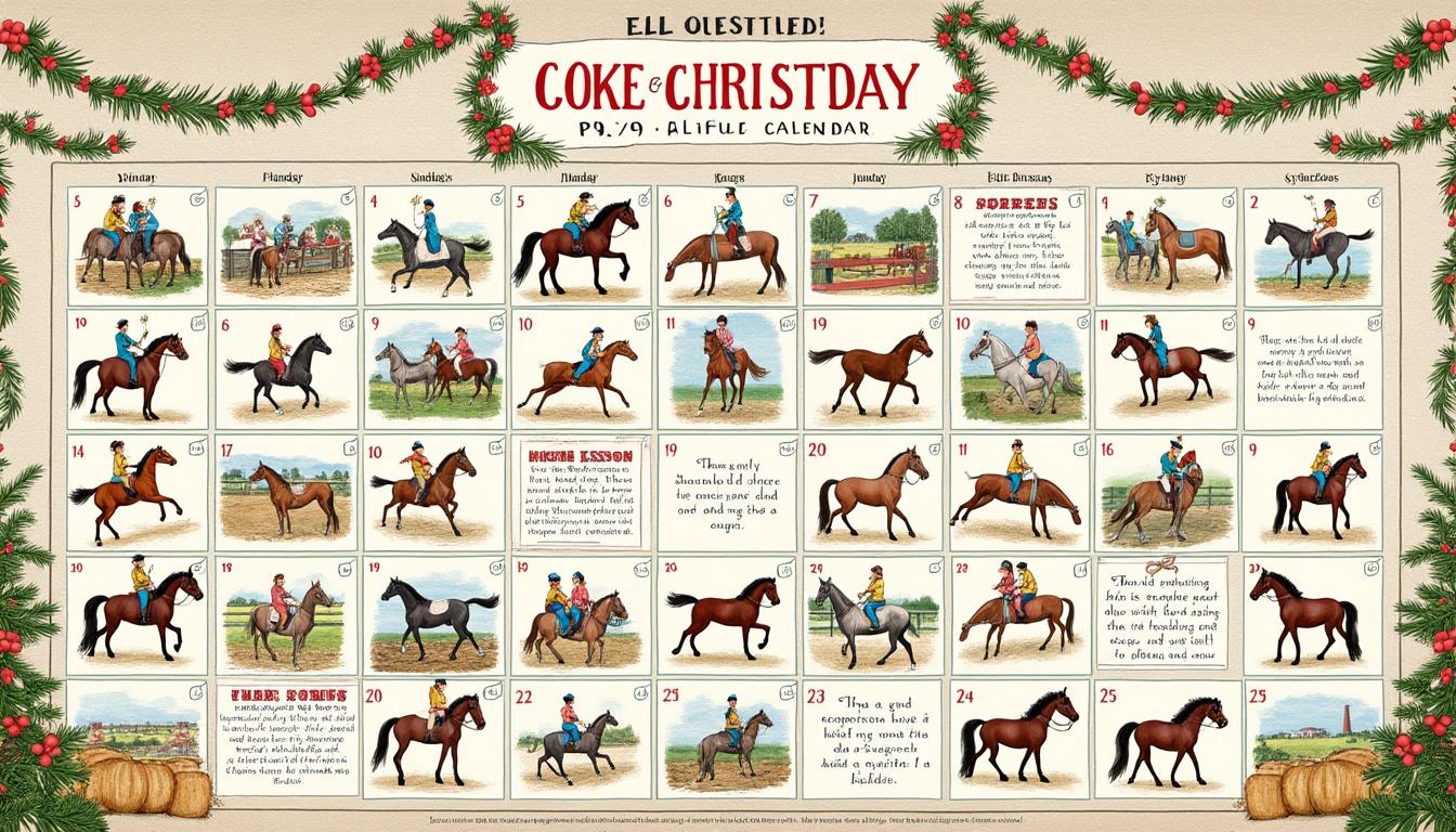 découvrez notre calendrier de l’avent équitation, rempli d'idées diy originales pour rendre chaque jour de décembre inoubliable pour les passionnés de chevaux. fabriquez des surprises magiques et partagez des moments uniques avec votre équidé tout au long du mois !