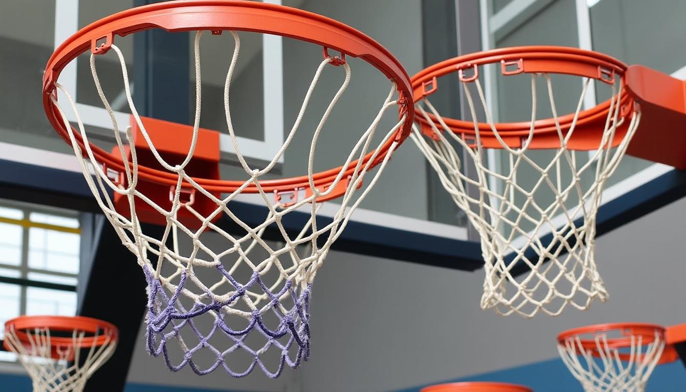 découvrez le filet de basket portable, l'équipement idéal pour tous les passionnés de basketball. pratique et facile à installer, il vous permet de jouer partout, que ce soit dans votre jardin, au parc ou lors de vos déplacements. améliorez votre jeu avec cet accessoire indispensable pour les joueurs de tous niveaux.