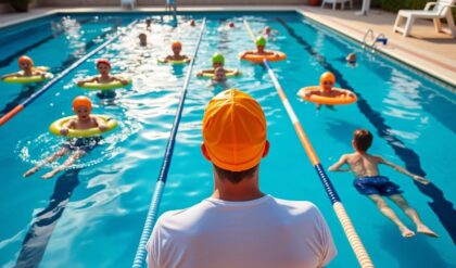 découvrez les divers niveaux de cours de natation proposés à la piscine de villenave-d'ornon, adaptés à tous les âges et compétences. que vous soyez débutant ou souhaitiez perfectionner votre technique, notre équipe de professionnels vous accompagnera dans votre apprentissage aquatique pour garantir une progression en toute sécurité.