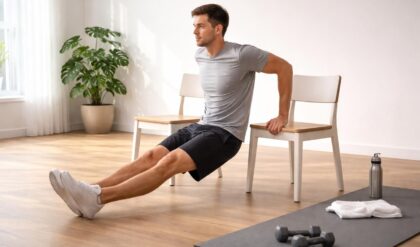 découvrez notre guide complet pour débutants sur les dips chaises, une exercice simple et efficace pour renforcer vos bras et vos épaules à la maison.