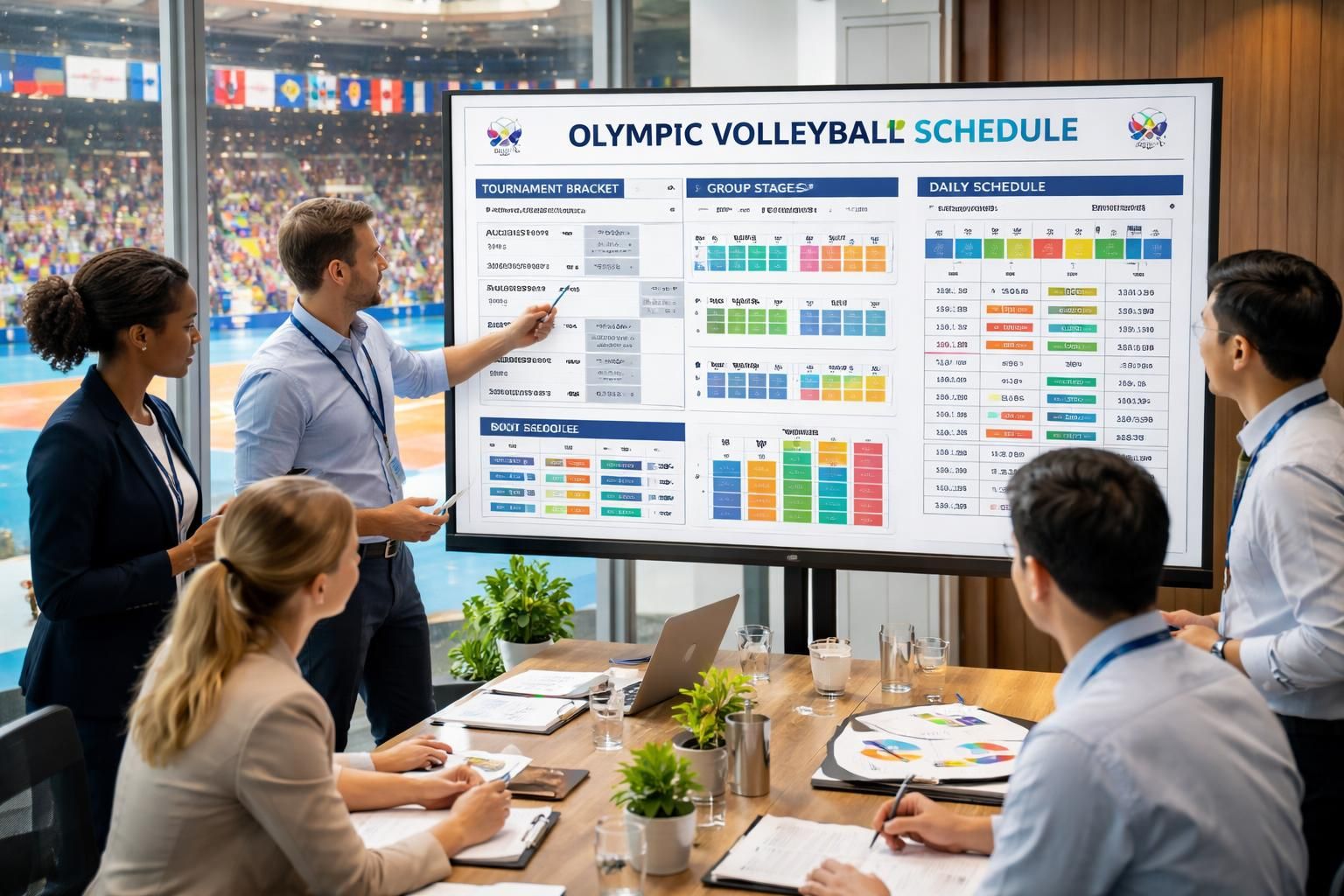 découvrez comment se déroule la programmation des matchs de volley-ball aux jeux olympiques d'été, avec le calendrier, les étapes clés et le format de la compétition.