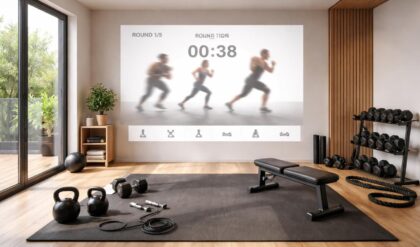 découvrez comment créer un mur hiit à la maison équipé d'un écran de projection pour un entraînement efficace et immersif. suivez notre guide complet pour un setup optimal.