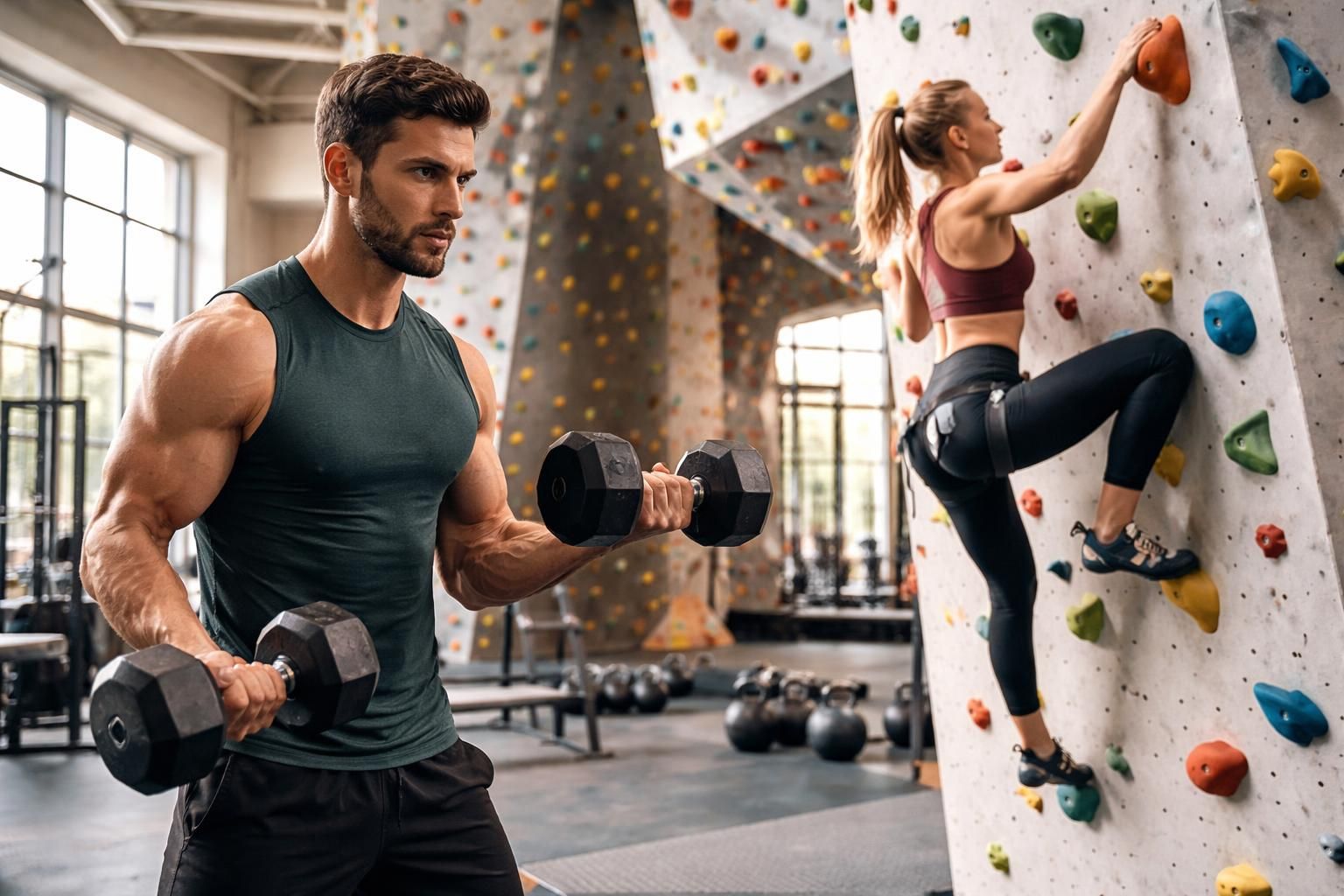 découvrez comment la musculation et l'escalade se combinent parfaitement pour améliorer votre endurance, renforcer vos muscles et optimiser vos performances.