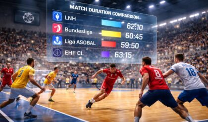découvrez une analyse détaillée de la durée des matchs de handball, mettant en lumière les différences entre les principales ligues pour mieux comprendre leur organisation et intensité.