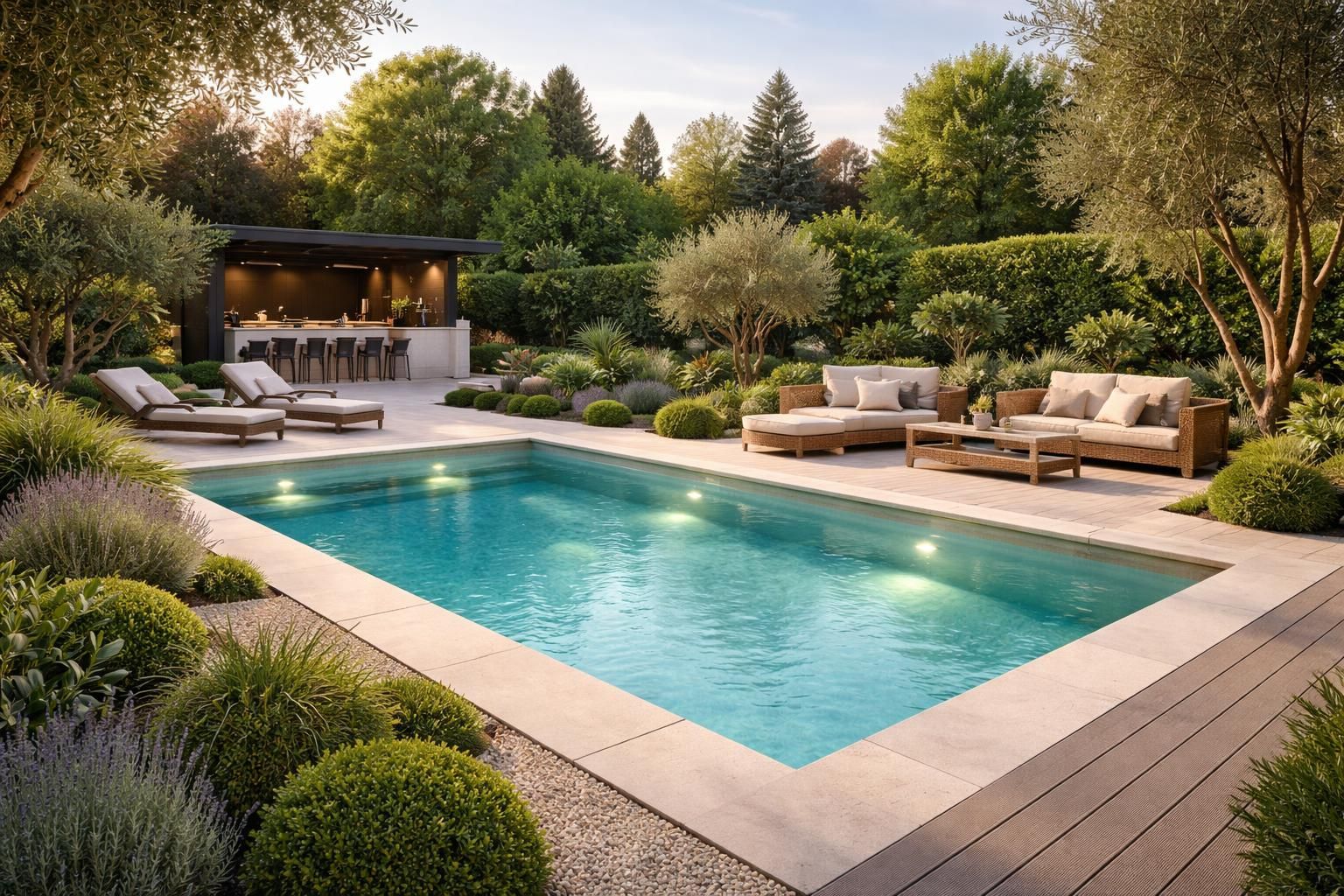 découvrez les tendances incontournables du design de piscine à brunoy cette année pour un espace extérieur moderne et élégant.