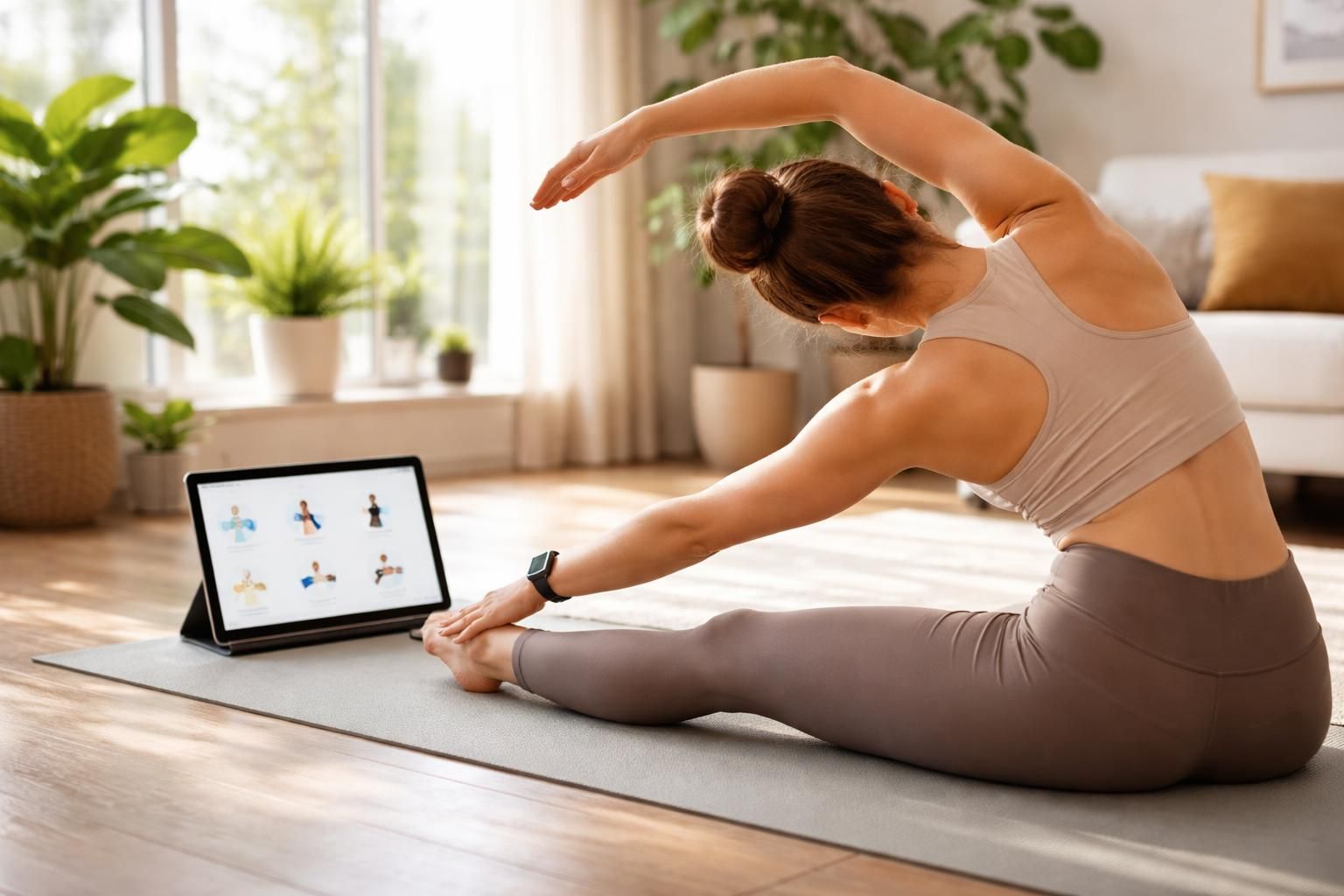 découvrez des étirements guidés sur tablette samsung pour une récupération optimale. suivez nos routines faciles et efficaces pour améliorer votre bien-être au quotidien.