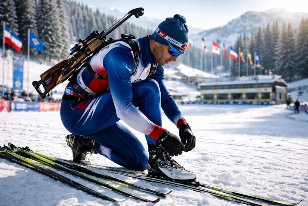 découvrez comment les athlètes se préparent pour le biathlon lors du championnat d'europe, entre entraînements intensifs, techniques de tir et préparation physique.