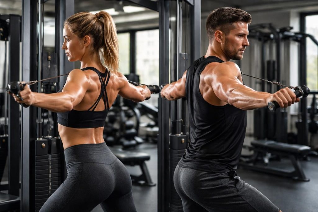 découvrez notre guide complet pour maîtriser l'exercice à la poulie ciblant l'arrière des épaules, avec des conseils techniques et des astuces pour optimiser vos résultats.