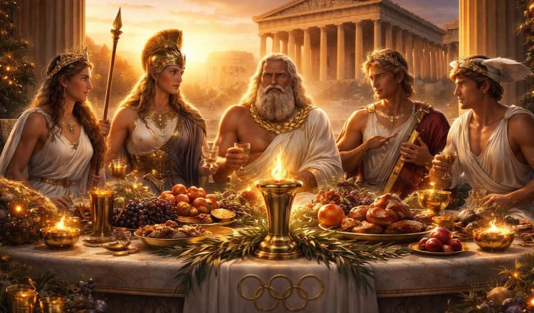 découvrez les secrets fascinants du festin des dieux lors des jeux olympiques d'athènes et plongez au cœur de cette tradition mythique.