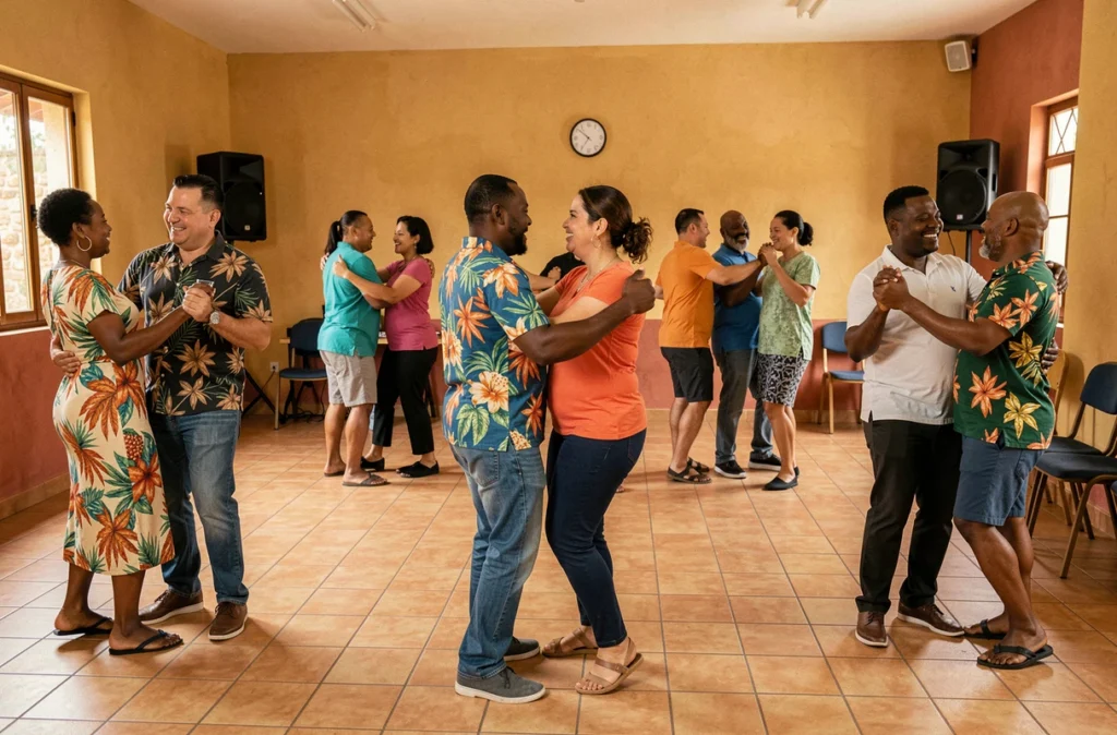 Cours de danse cubaine animé à l'association Danza Cubana à Fleury-les-Aubrais